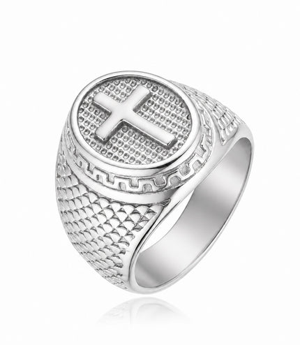 CROSS RING | SILVER