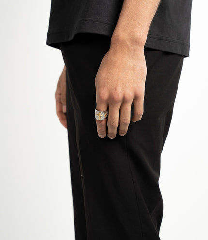 NOBLE CROSS RING | SILVER