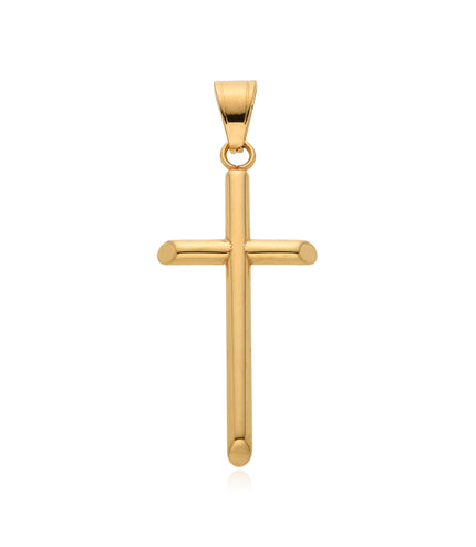 BASIC CROSS PENDANT | GOLD