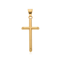 Basic Cross Pendant | Gold