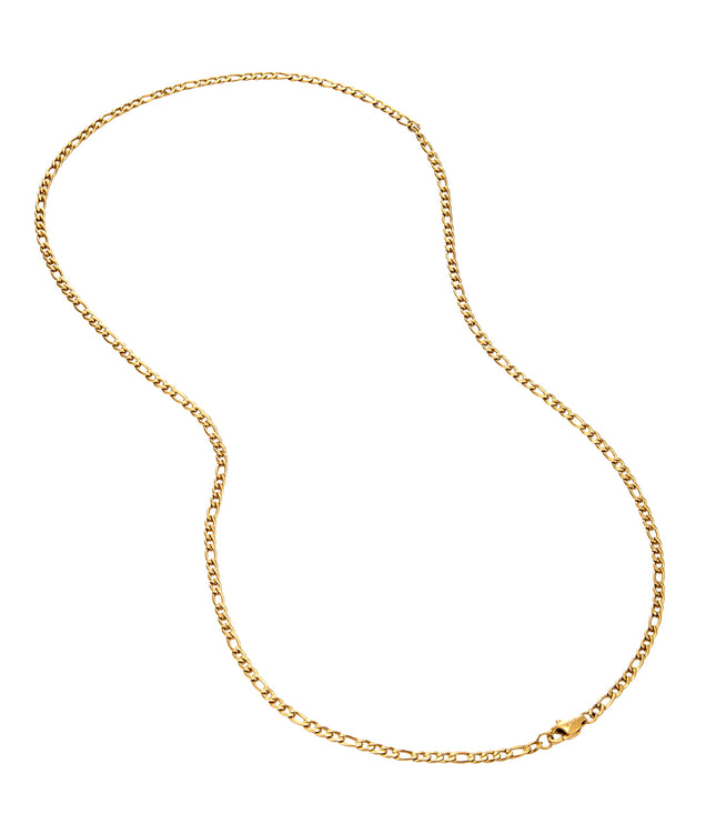 Figaro Chain 3mm | Gold