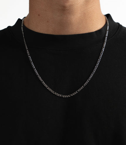 Figaro Chain 3mm | Silver