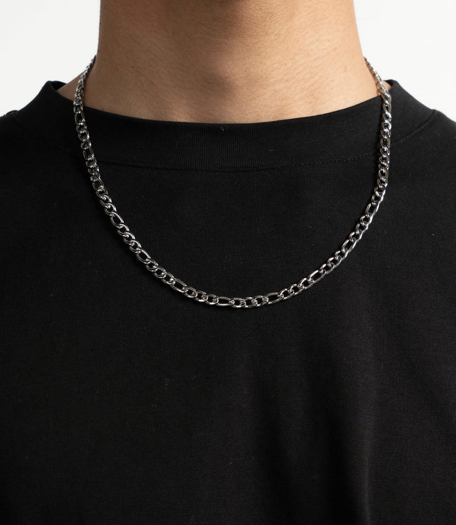 Figaro Chain 5mm | Silver