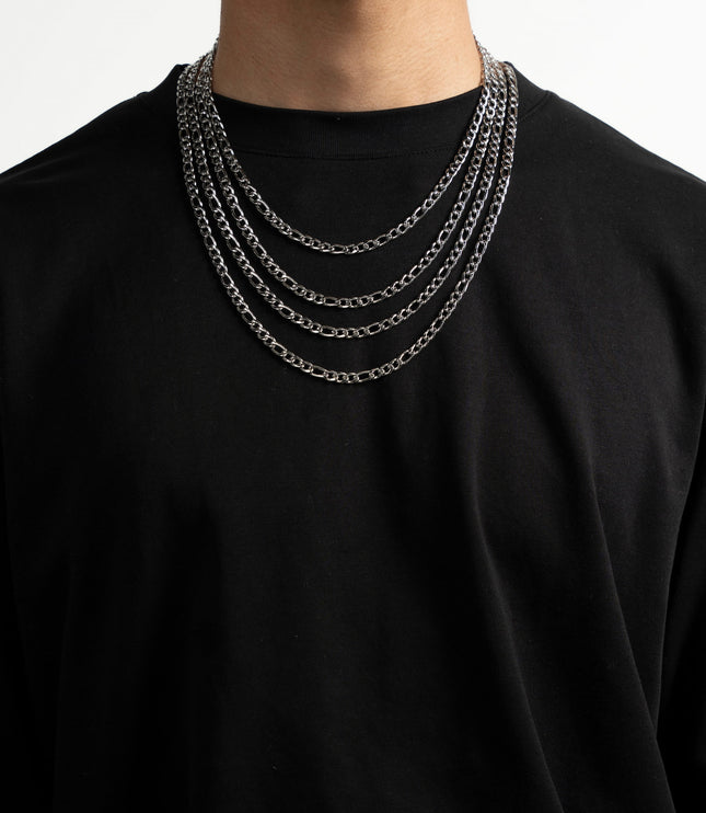 Figaro Chain 5mm | Silver