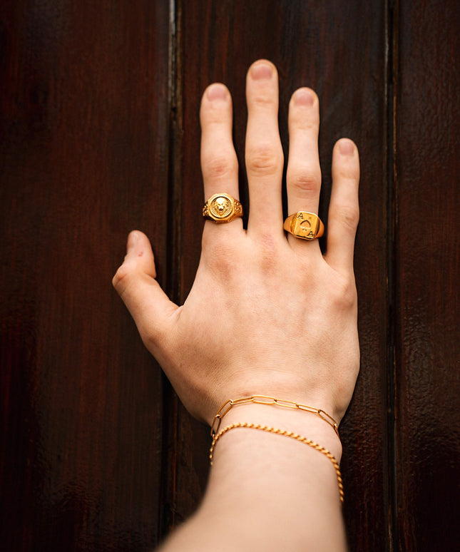 ACE OF SPADE RING | GOLD