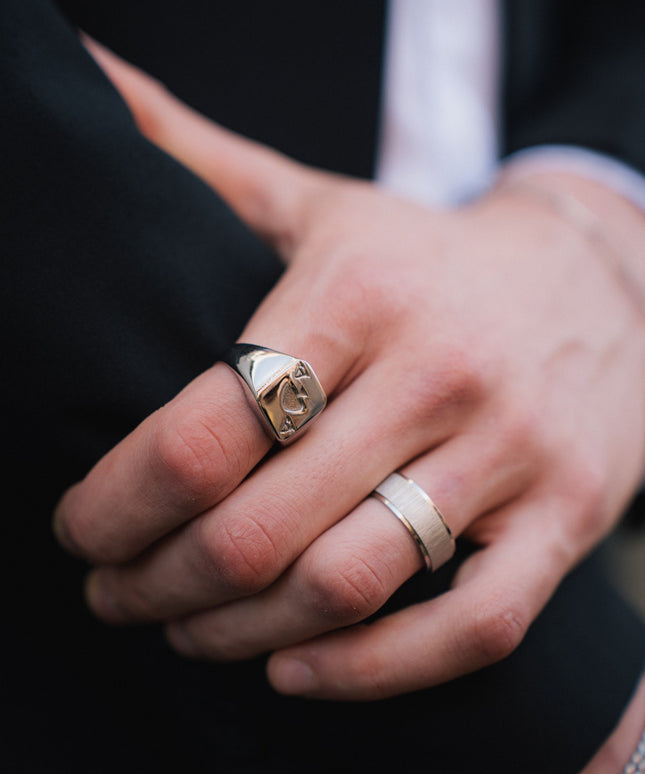 ACE OF SPADE RING | SILVER