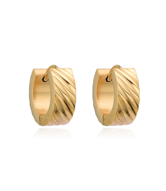 Jaxon Earrings | Gold