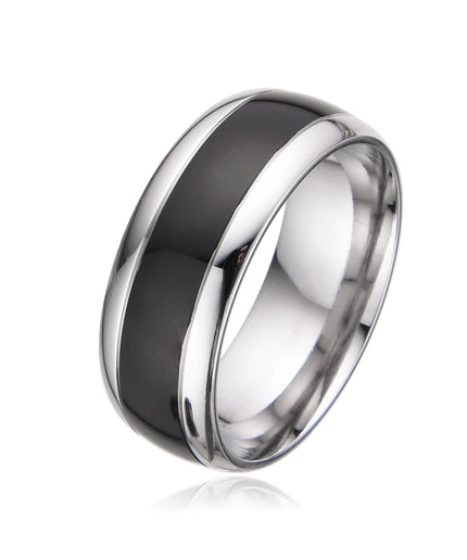 OBSIDIAN RING | SILVER