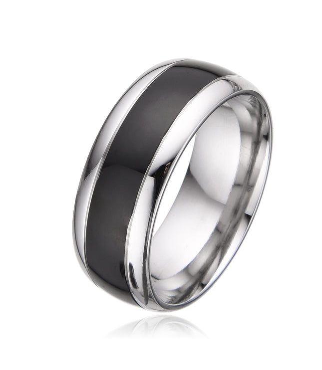OBSIDIAN RING | SILVER