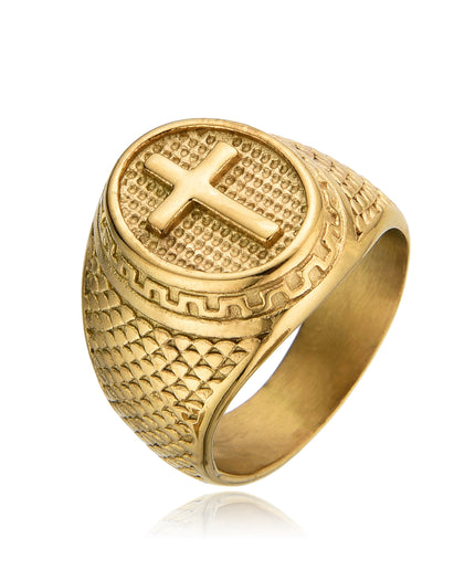 CROSS RING | GOLD