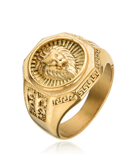 MAJESTIC LION RING | GOLD