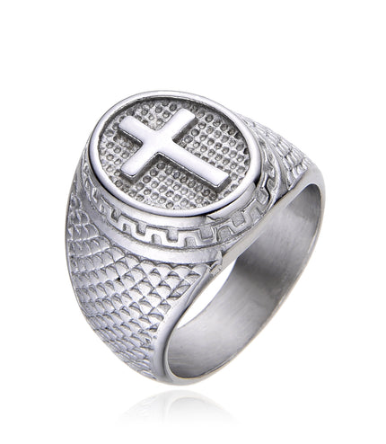 CROSS RING | SILVER