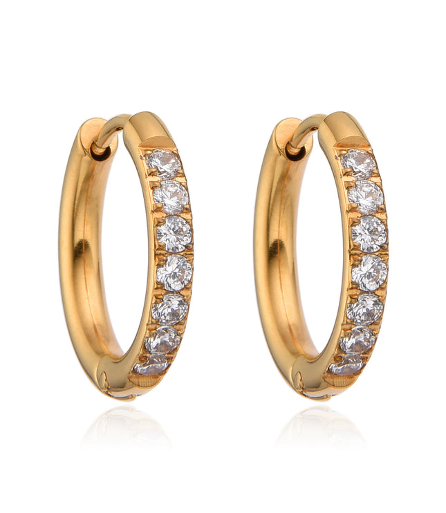 VANNESS EARRINGS | 12MM | GOLD