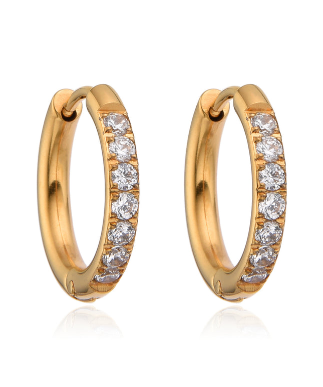 VANNESS EARRINGS | 12MM | GOLD