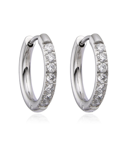 VANNESS EARRINGS | 12MM | SILVER