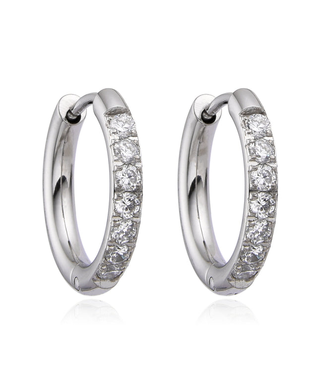 VANNESS EARRINGS | 12MM | SILVER
