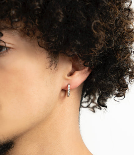 VANNESS EARRINGS | 12MM | SILVER