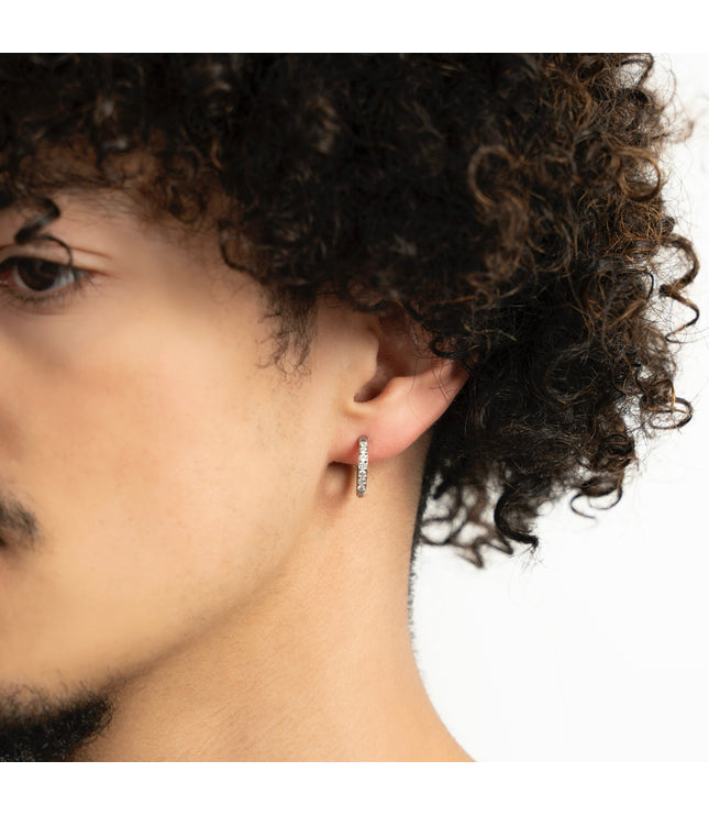 VANNESS EARRINGS | 12MM | SILVER