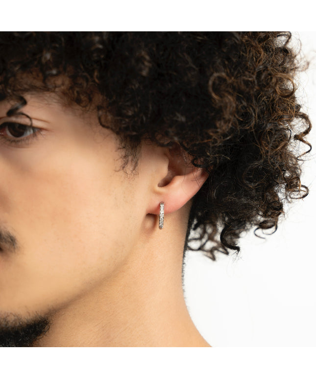 VANNESS EARRINGS | 12MM | SILVER