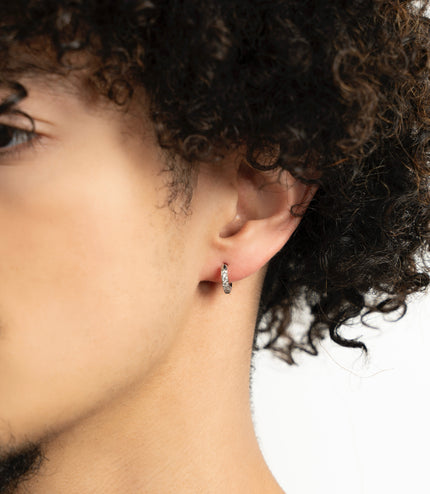 VANNESS EARRINGS | 8MM | SILVER