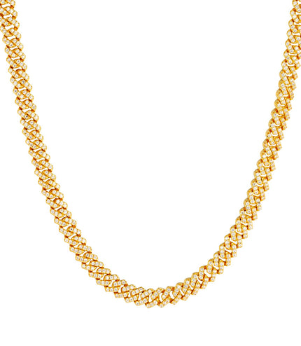Iced Out Cuban Chain 6mm | Gold