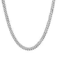 Iced Out Cuban Chain 6mm | Silver