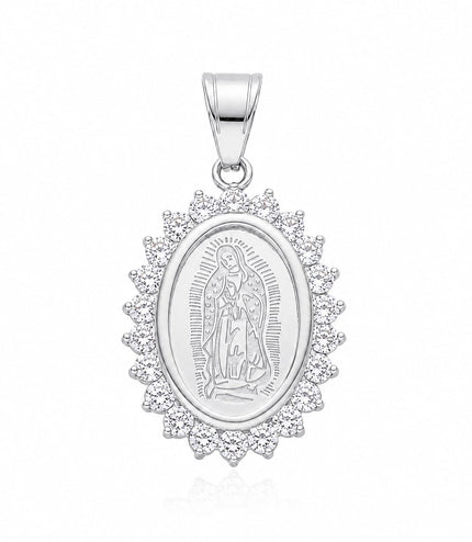 Virgin Mary Pendant | Silver