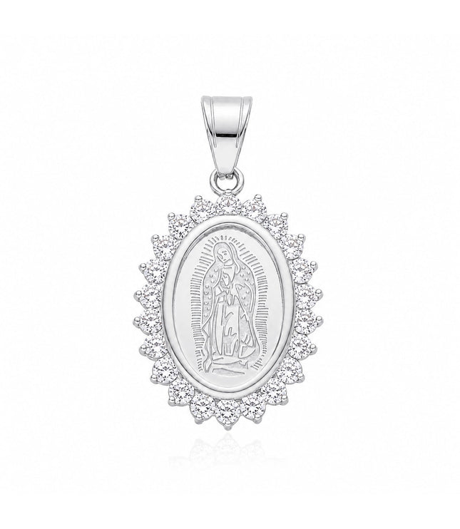 Virgin Mary Pendant | Silver