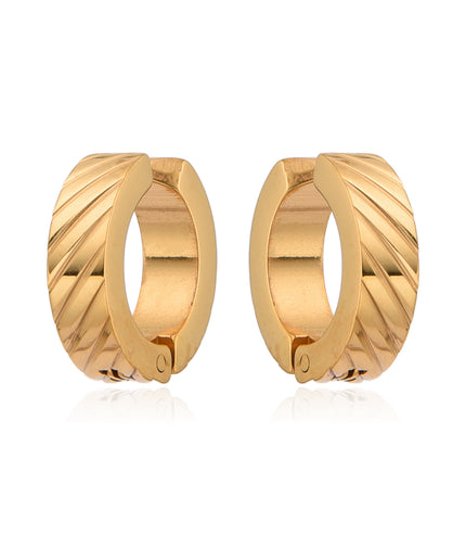 Jaxon Clip-On Earrings | Gold