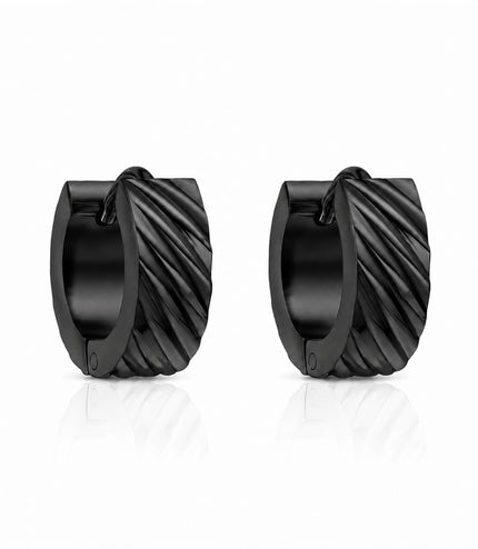 Jaxon Earrings | Black