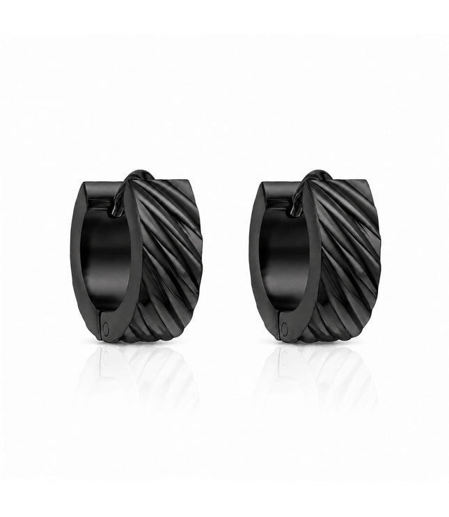 Jaxon Earrings | Black