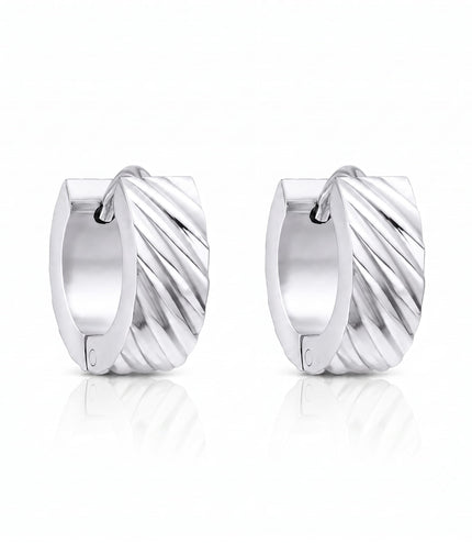 Jaxon Earrings | Silver