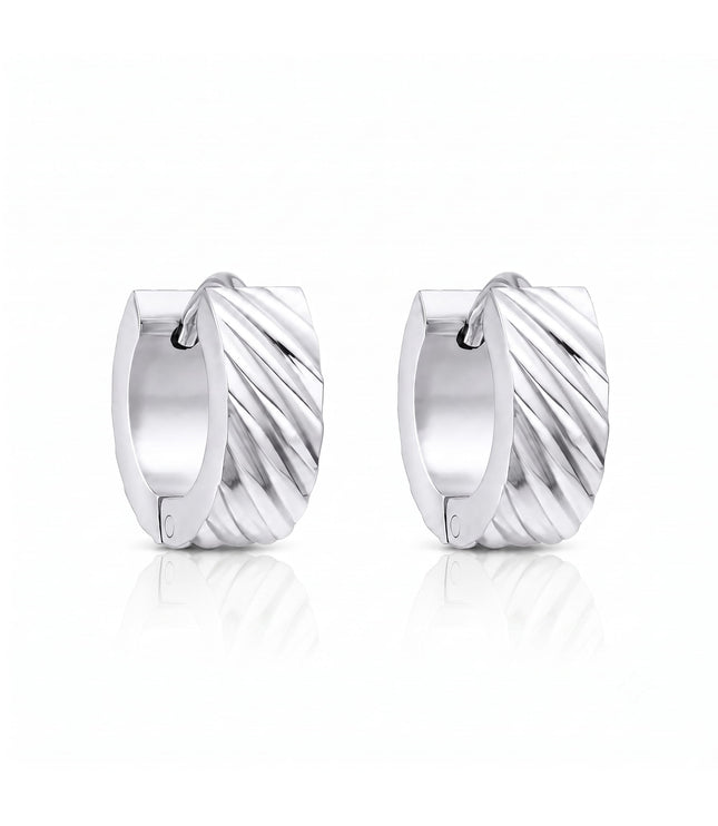Jaxon Earrings | Silver