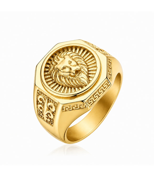 MAJESTIC LION RING | GOLD