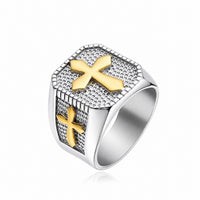 Noble Cross Ring | Silver