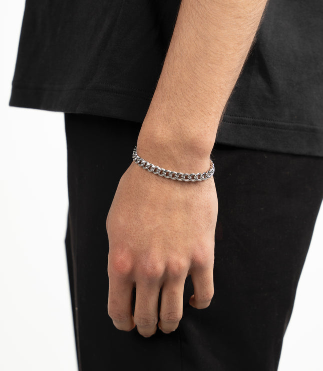 Cuban Bracelet 6mm | Silver
