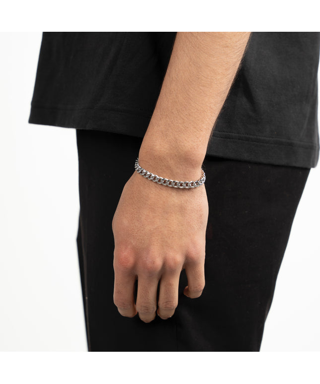 CUBAN BRACELET 6MM | SILVER