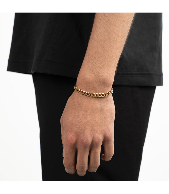 CUBAN BRACELET 6MM | GOLD