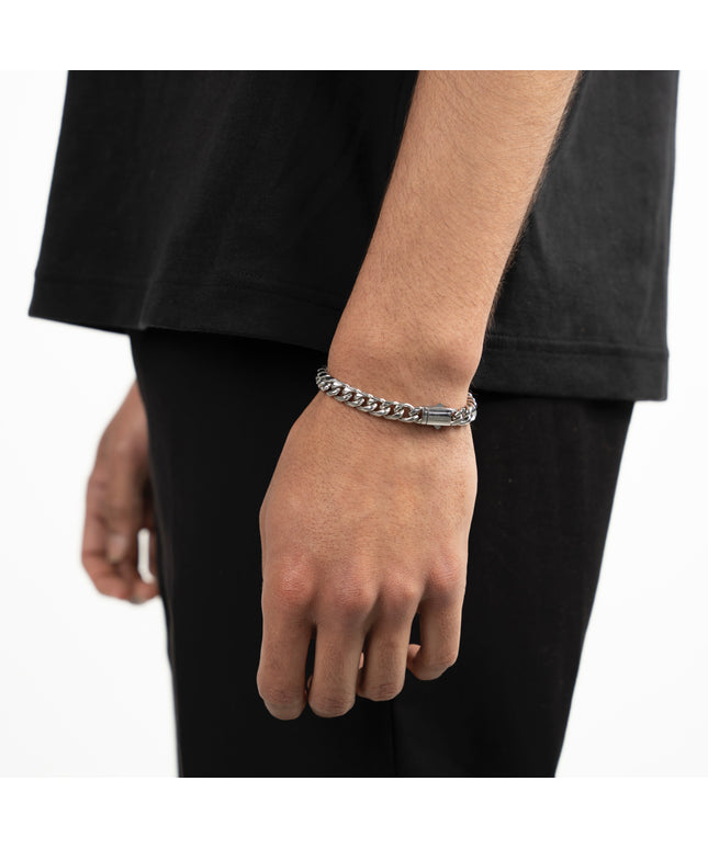 CUBAN BRACELET 8MM | SILVER