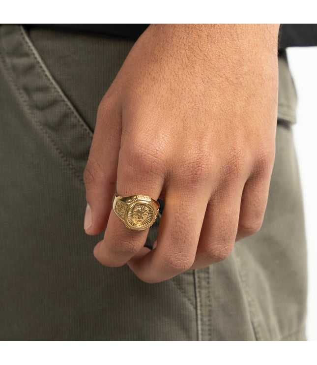 MAJESTIC LION RING | GOLD