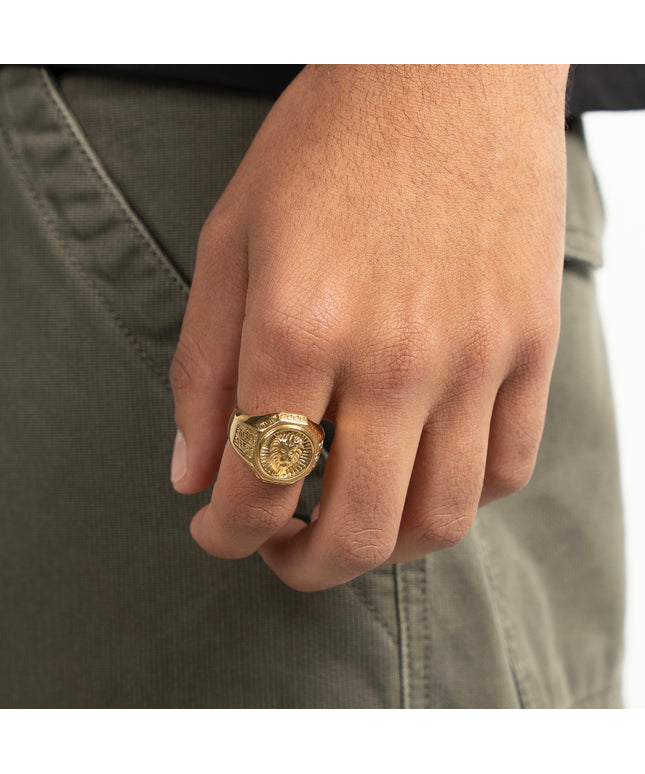 MAJESTIC LION RING | GOLD