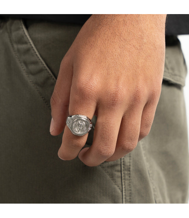 MAJESTIC LION RING | SILVER