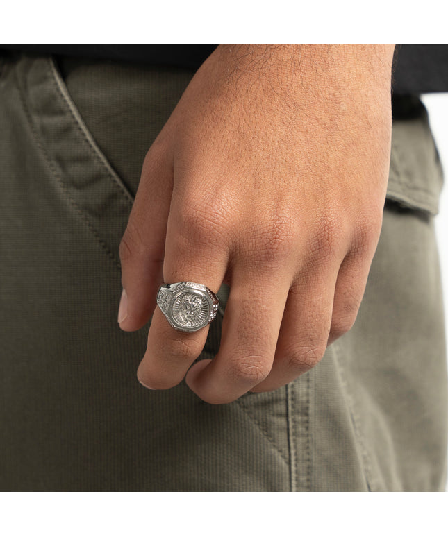 MAJESTIC LION RING | SILVER