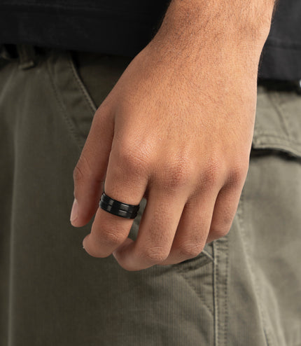 JASPER RING | BLACK