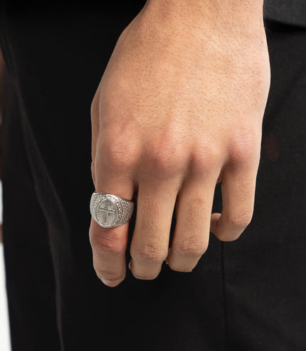 CROSS RING | SILVER