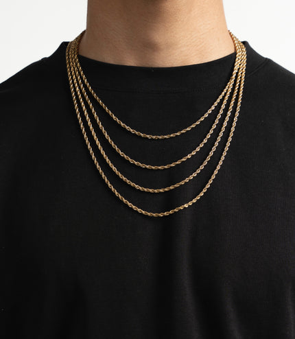TWIST CHAIN 3MM | GOLD
