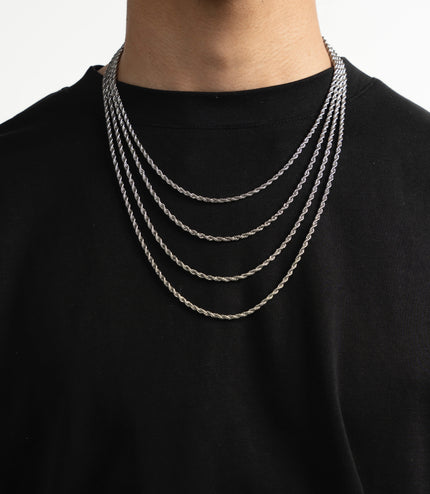 TWIST CHAIN 3MM | SILVER