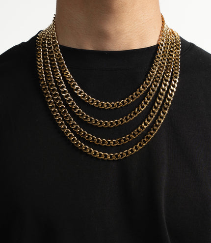CUBAN CHAIN 8MM | GOLD