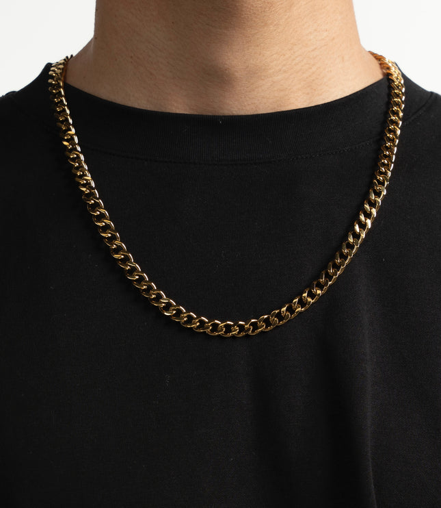 CUBAN CHAIN 8MM | GOLD