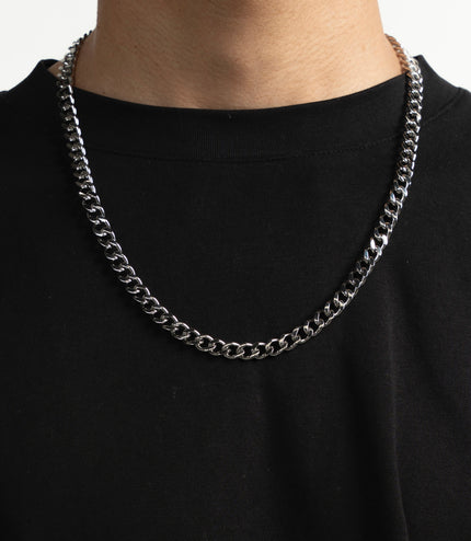 CUBAN CHAIN 8MM | SILVER